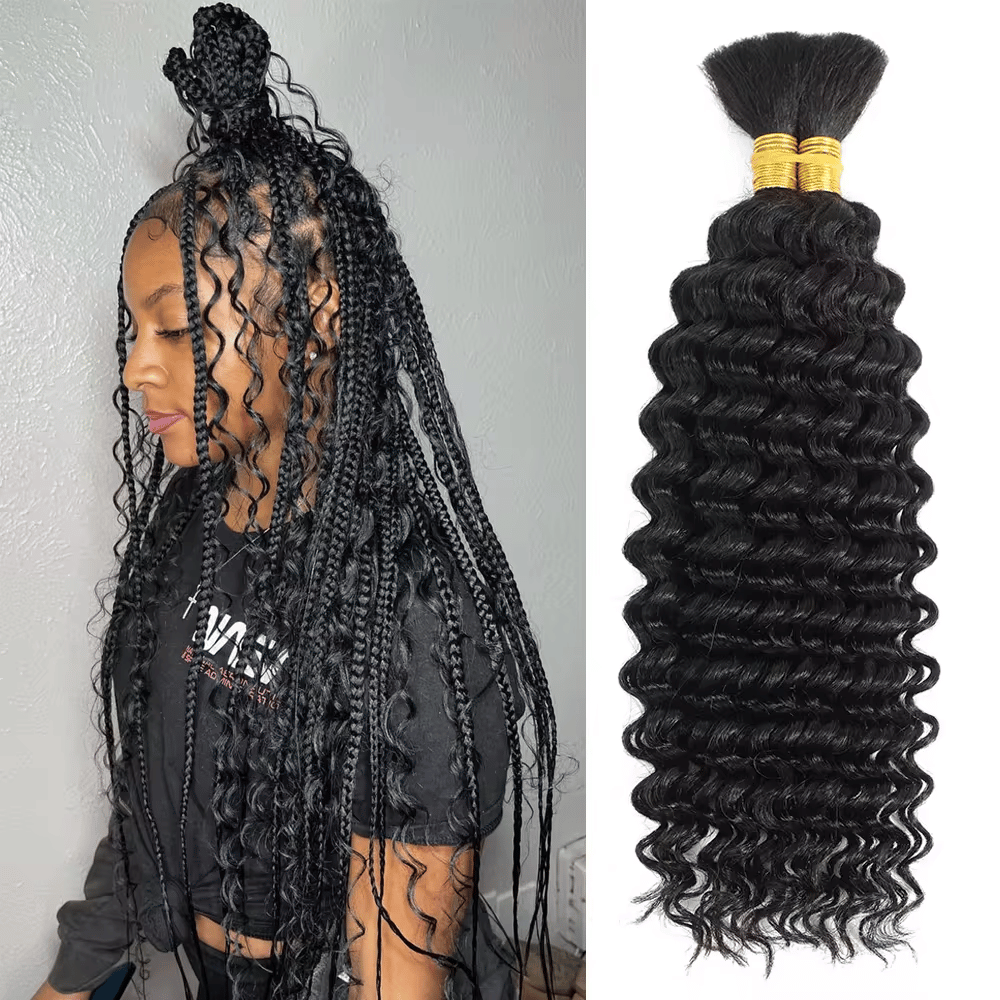 Brazilian Human Hair For Boho Braids