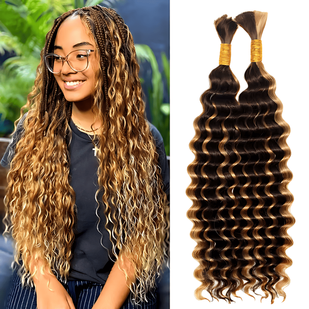 Brazilian Human Hair For Braiding #P4/27