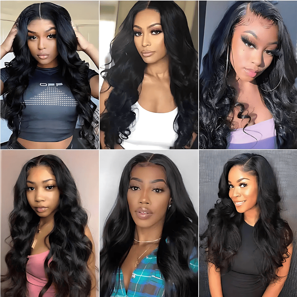 Brazilian Human Hair Weave #1B